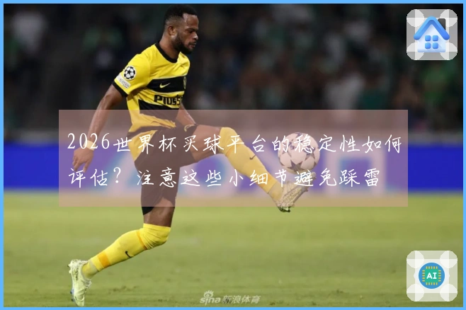 2026世界杯买球平台的稳定性如何评估?注意这些小细节避免踩雷